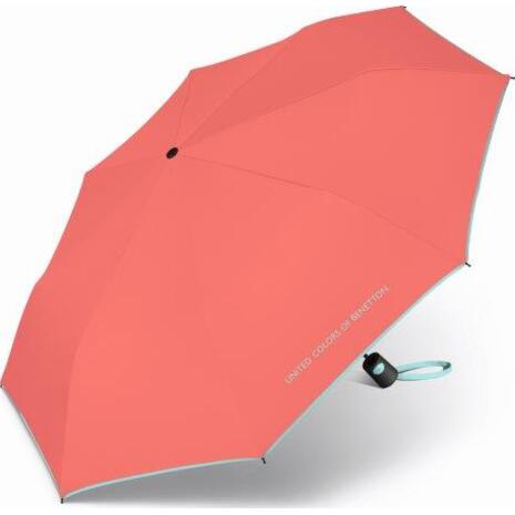 Ομπρέλα βροχής γυναικεία αυτόματη BENETTON Super Mini AC διάφορα χρώματα (1 τεμάχιο) (4077)